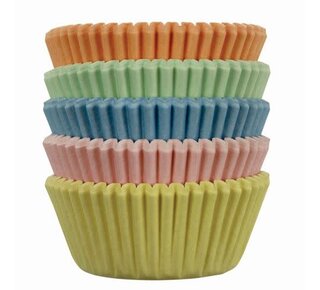 PME PME Mini Baking cups Pastel pk/100