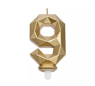Cijferkaars Geo Goud #9