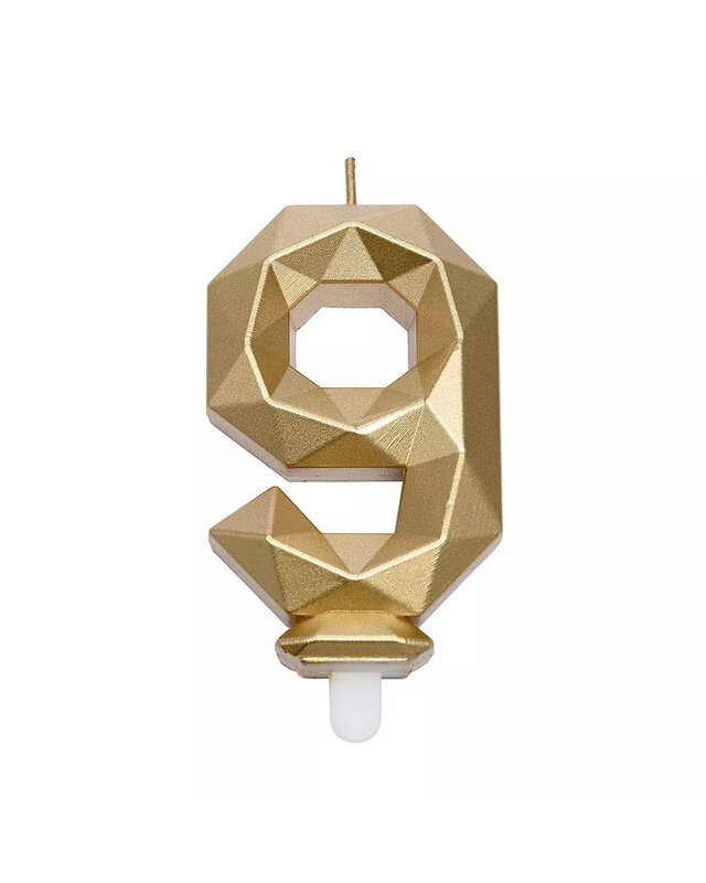 Cijferkaars Geo Goud #9