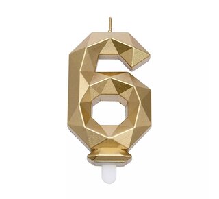 Cijferkaars Geo Goud #6