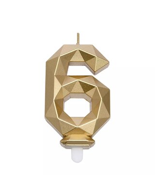 Cijferkaars Geo Goud #6