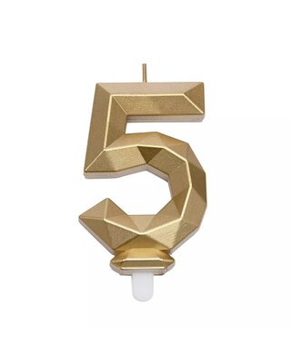 Cijferkaars Geo Goud #5