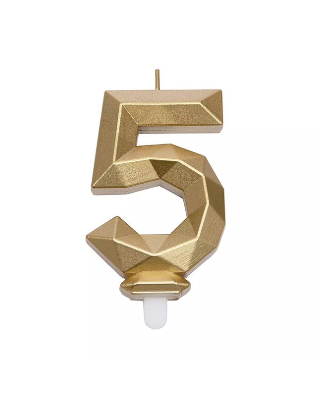 Cijferkaars Geo Goud #5
