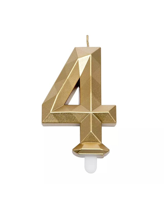 Cijferkaars Geo Goud #4