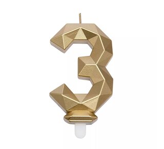 Cijferkaars Geo Goud #3