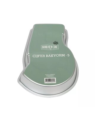 Brand New Cake Cijfer Bakvorm #5 van Brandnewcake