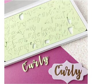 sweet stamp Sweet Stamp Curly Letters Set