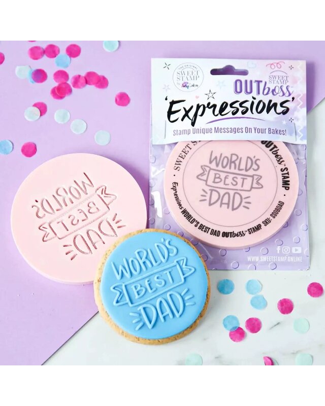 Sweet Stamp Outboss Worlds Best Dad