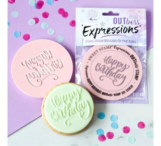 sweet stamp Sweet Stamp Outboss Elegant Happy Birthday