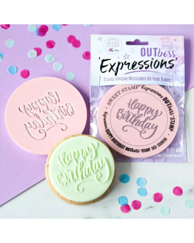 sweet stamp Sweet Stamp Outboss Elegant Happy Birthday