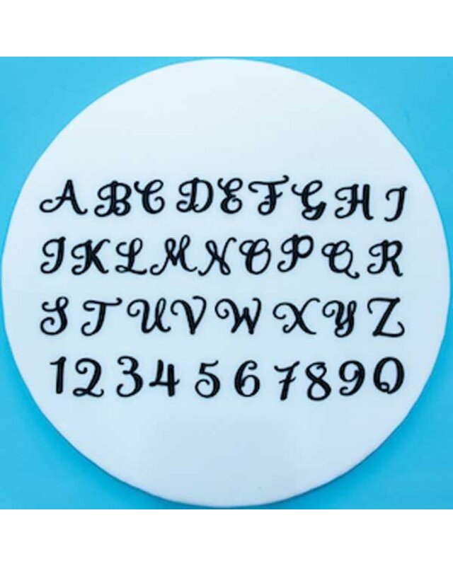 FMM FMM Swirly Alphabet & Number Font
