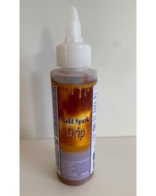 Taartdecoratief drip it gold goud sparkle 120gr