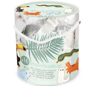 scrapcooking SCRAPCOOKING COOKIE CUTTER WILD SET/16