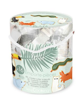 scrapcooking SCRAPCOOKING COOKIE CUTTER WILD SET/16