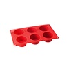 Dr.Oetker Siliconen Muffin pan met 6 holtes