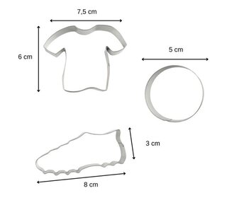 zenker Set voetbal koekjesvormen van zenker