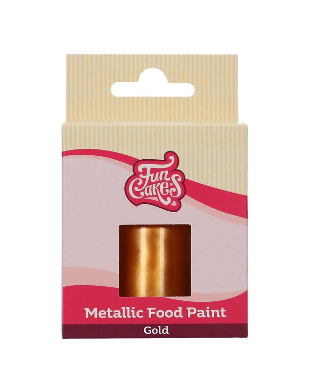 Funcakes FunCakes Metallic Food Paint goud Gold 30 ml