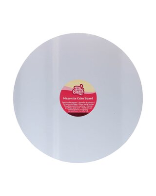 Funcakes FunCakes Extra Stevig Masonite Cake Board Rond Ø30 cm - Wit