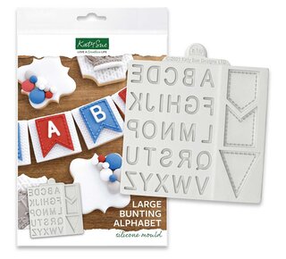 Katy Sue Katy Sue Mould Large Bunting Alphabet