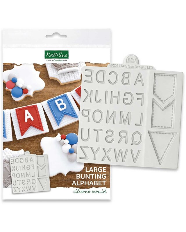 Katy Sue Katy Sue Mould Large Bunting Alphabet