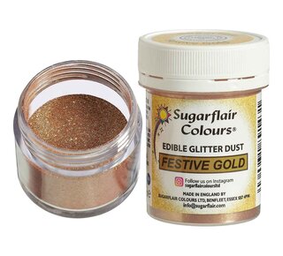 sugarflair Sugarflair Edible Lustre Festive Gold, 10g