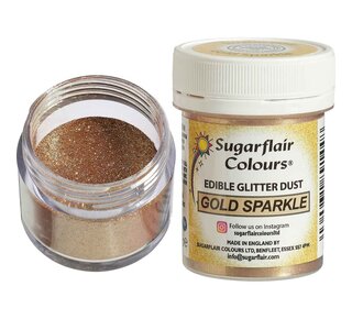 sugarflair Sugarflair Edible Lustre Gold Sparkle, 10g