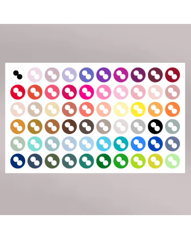 colour mill Colour mill stickervel voor oil blend