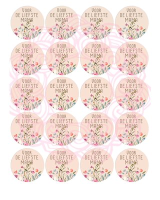 Moederdag 1 cupcake rondjes