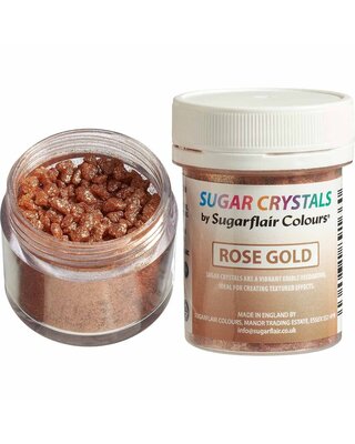 sugarflair Sugarflair Suikerkristallen Rose Gold 40 g