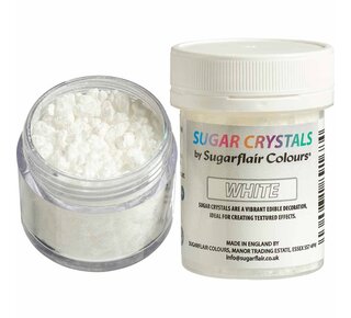 sugarflair Sugarflair Suikerkristallen Wit 40 g