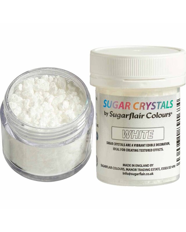 sugarflair Sugarflair Suikerkristallen Wit 40 g