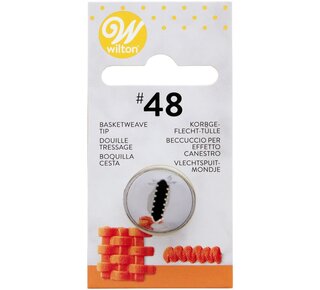 wilton Wilton Decorating Tip #048 Basketweave Carded