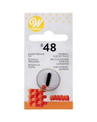 wilton Wilton Decorating Tip #048 Basketweave Carded