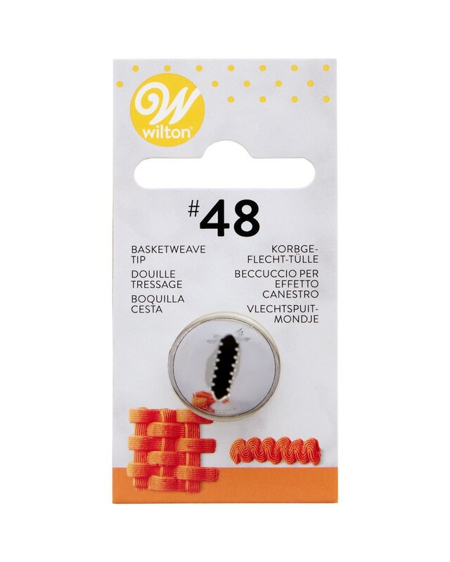 wilton Wilton Decorating Tip #048 Basketweave Carded