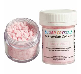 sugarflair Sugarflair Suikerkristallen Baby Pink 40 g