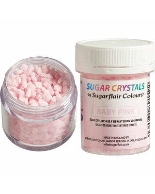 sugarflair Sugarflair Suikerkristallen Baby Pink 40 g