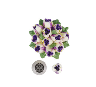 decora Decora botercrème spuitmond Tulp met 6 blaadjes #244
