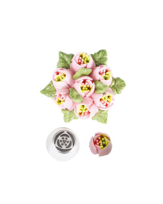 decora Decora botercrème spuitmond tulp met 6 blaadjes #21