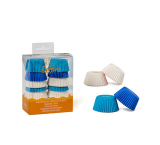decora mini baking cups blauw by Decora 200st