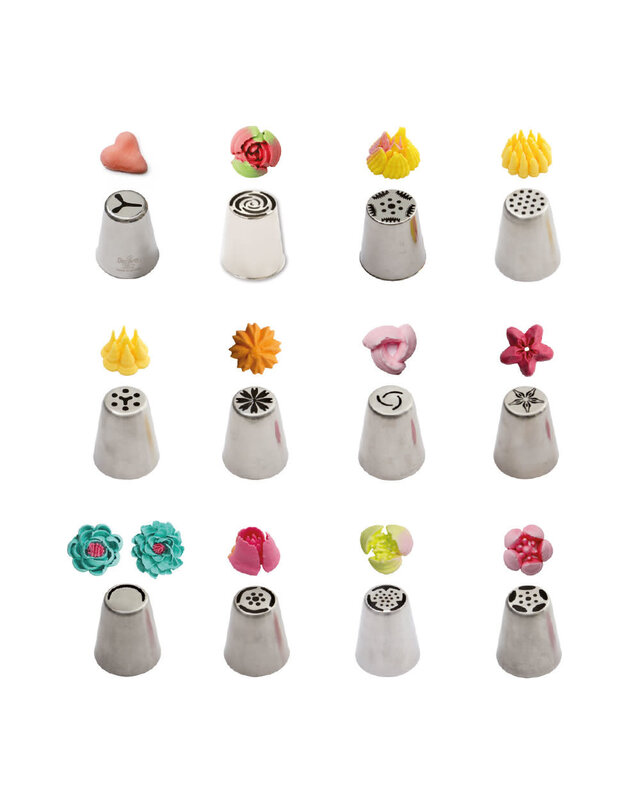 decora Decora russische Spuitmondjes Set #1 12 stuks