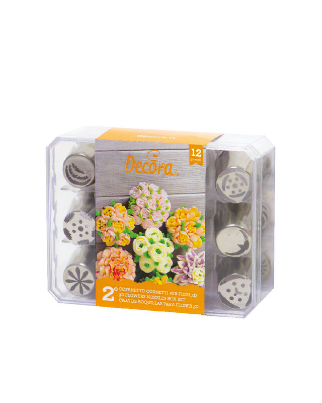 decora Decora russische Spuitmondjes Set #2 12 stuks