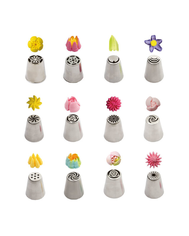 decora Decora russische Spuitmondjes Set #3 12 stuks