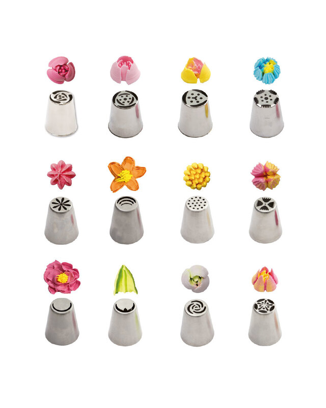 decora Decora russische Spuitmondjes Set #2 12 stuks