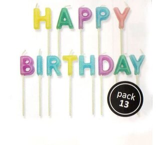 PME PME Candles Happy Birthday Pastel Set/13