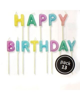 PME PME Candles Happy Birthday Pastel Set/13
