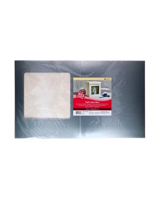 Funcakes FunCakes Tall Cake Box 26 x 26x 29,4 cm - Zilver