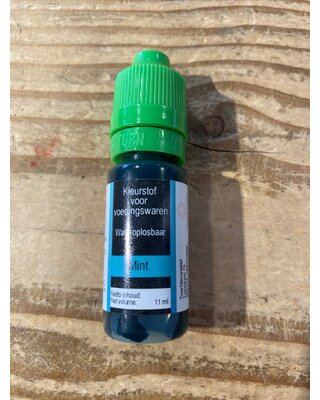 Taartdecoratief kleurstof mint 11ml