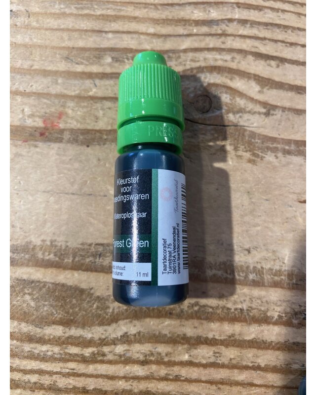 Taartdecoratief kleurstof bosgroen 11ml