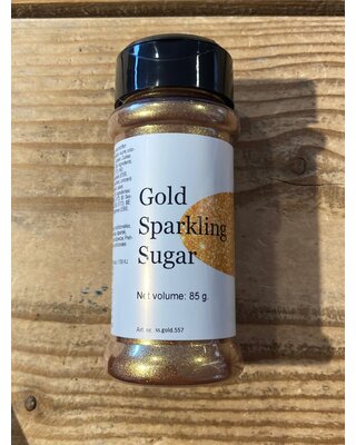 Sparkling sugar gold / Glitter suiker 85gr