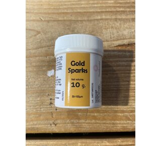 Taartdecoratief goud glitter sparkle dust 10gr